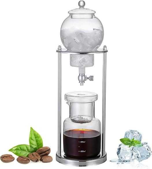 Espressor cu filtru Serlium Ice Cold Brew, turn de picurare Cold Brew