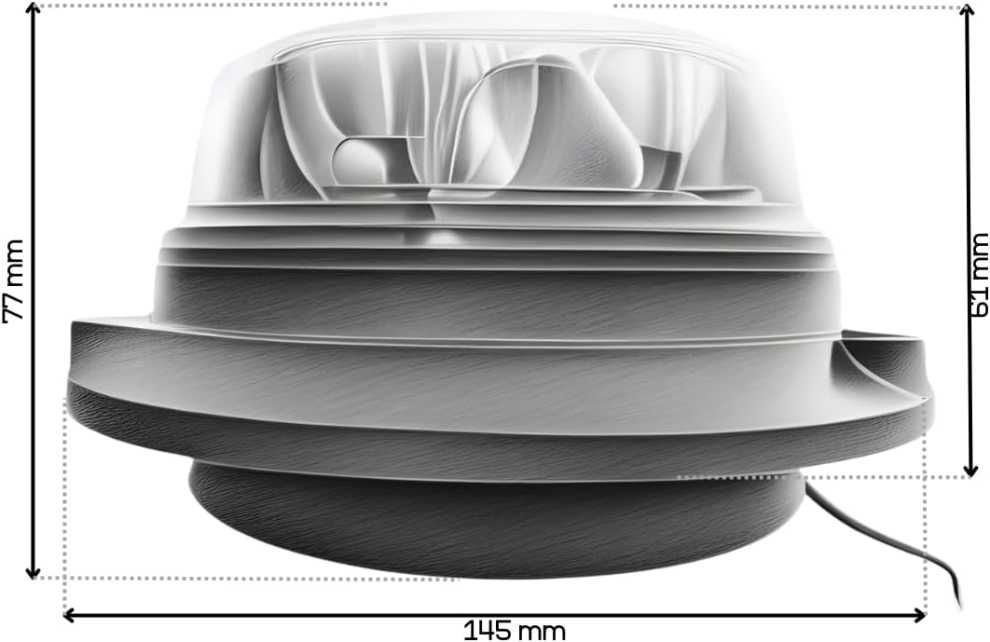 Аварийна лампа с магнит за автомобили Камиони Трактор 12 / 24V