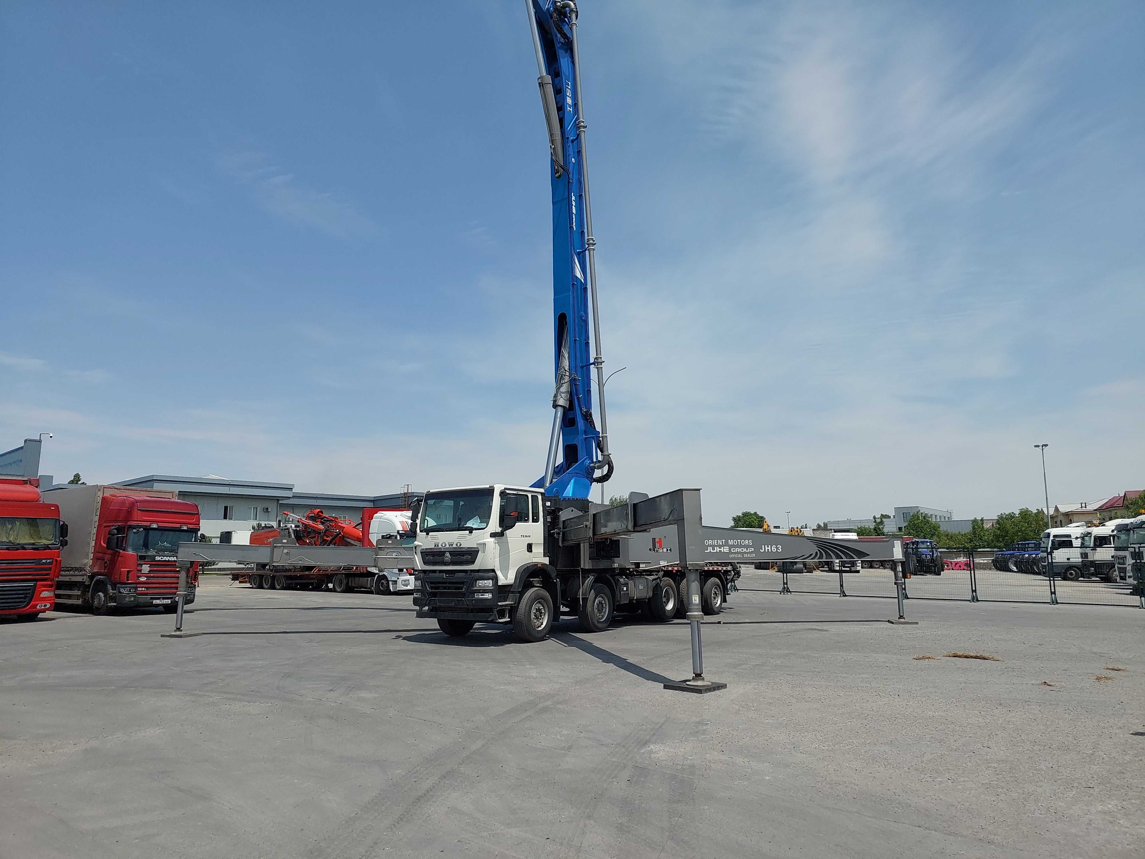 Автобетононасос Howo Jiuhe JH63