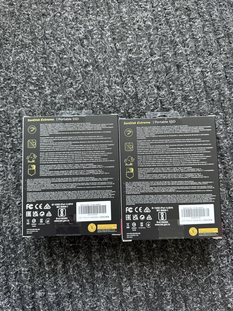 Ssd extern sandisk extreme 2tb v2 nou sigilat original