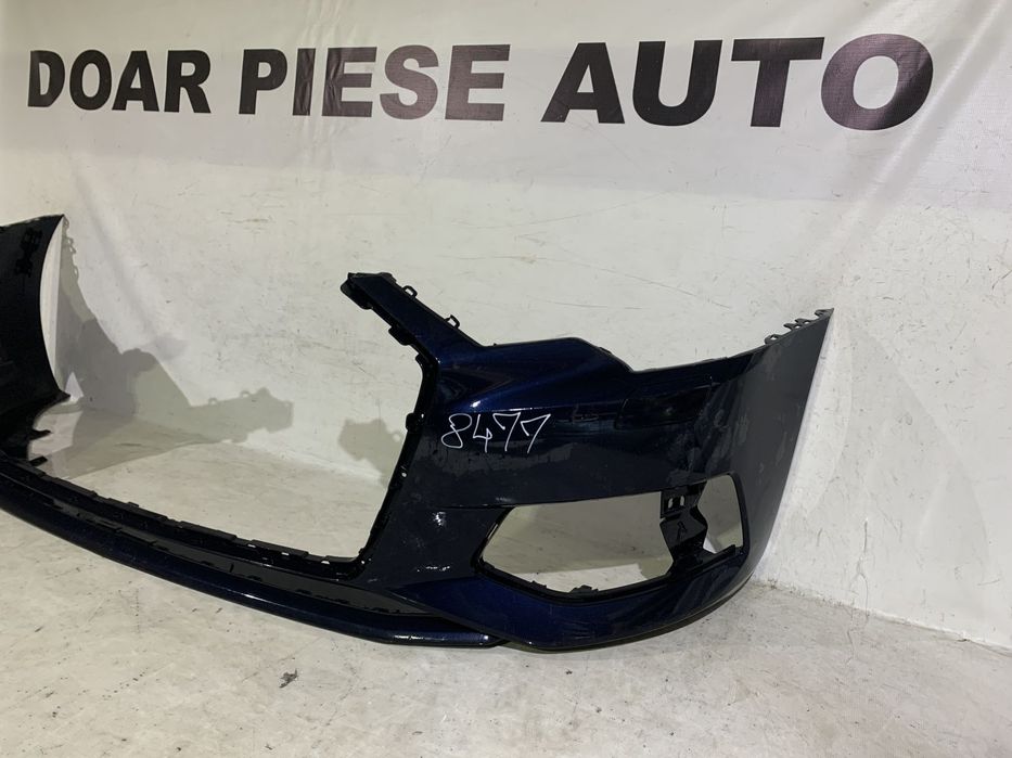 Bara fata Audi A6, C8, 2018, 2019, 2020, 2021, 2022, 2023, cod origine OE 4K0807437, cu gauri pentru spalatori faruri si senzori de parcare (4).