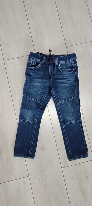Pantaloni termo copii, cu căptuşeală din jerse marin denim