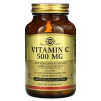 Витамин С, 500 мг,  Solgar,  100 растительных капсул USA