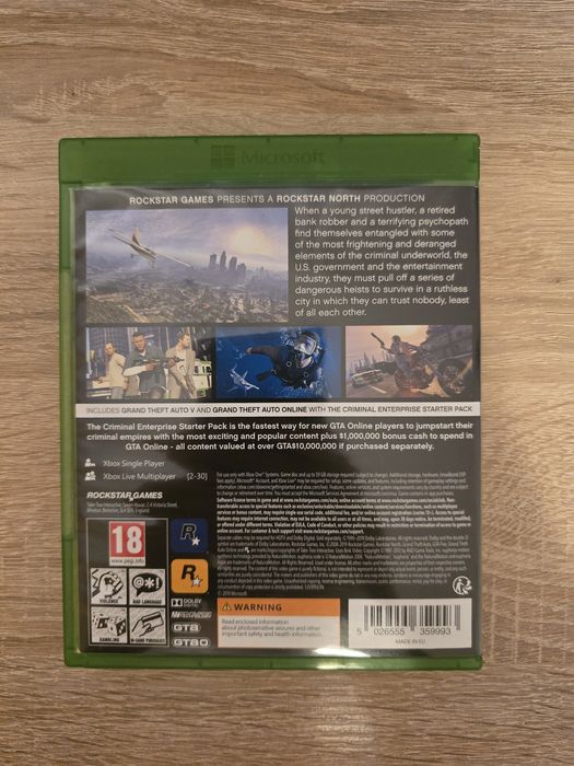 GTA 5 Premium Edition Xbox One ( Grand Theft Auto 5 )