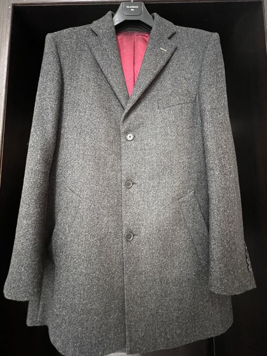 Пальто мужское демисезонное, ручной пошив