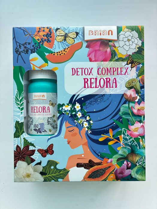 Detox Complex RELORA — контроль аппетита и стресса, 60 капсул
