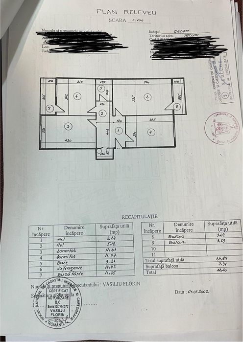 Apartament 3 camere decomandate + Garaj cu beci