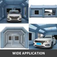cabina Auto mobila de vopsit 6x3x2,5m gonflabila ventilatoare si filtr