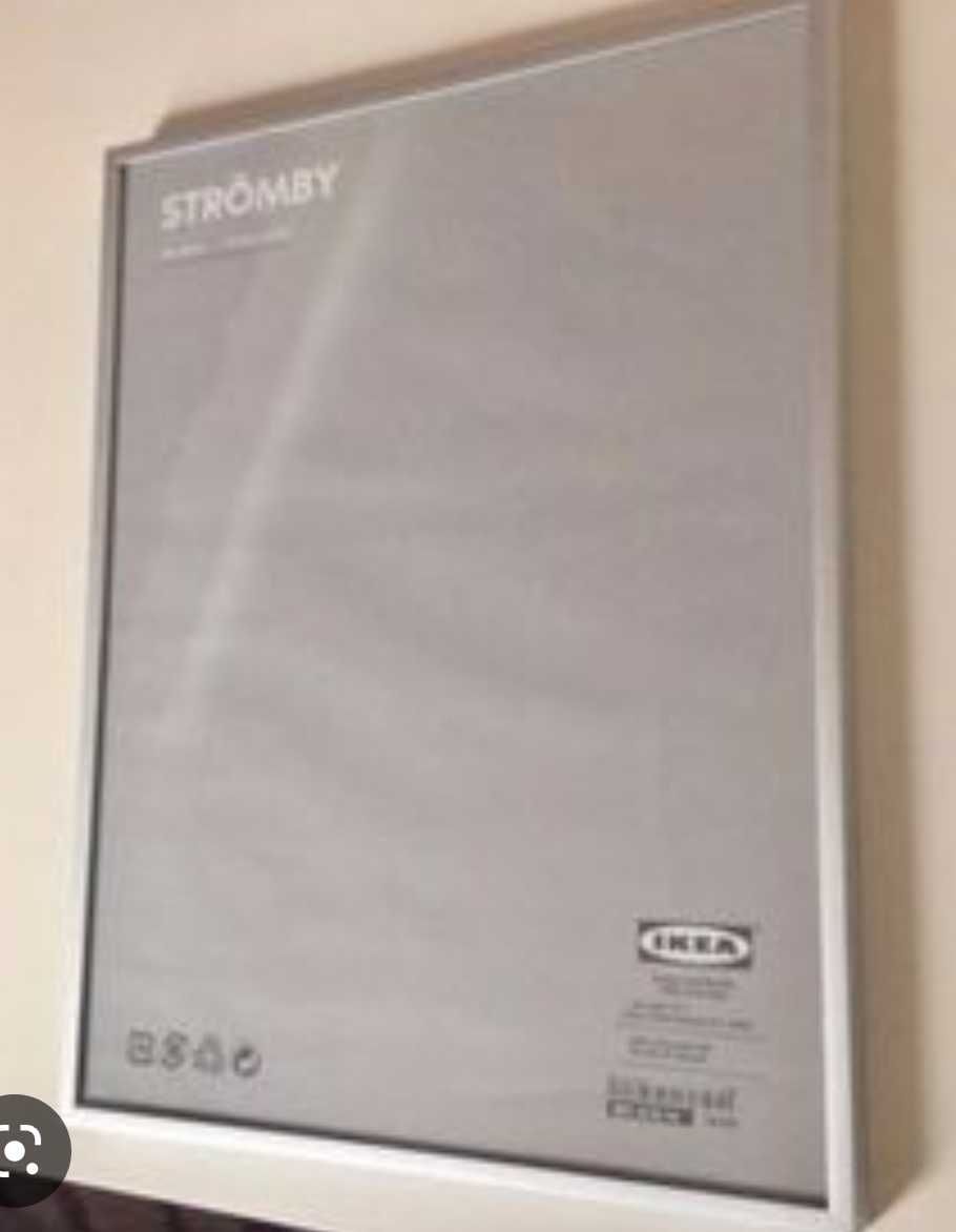 2 Rame argintii IKEA - STROMBY - 30 cm x 40 cm