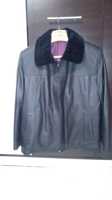 Geacă de piele napa de iarna