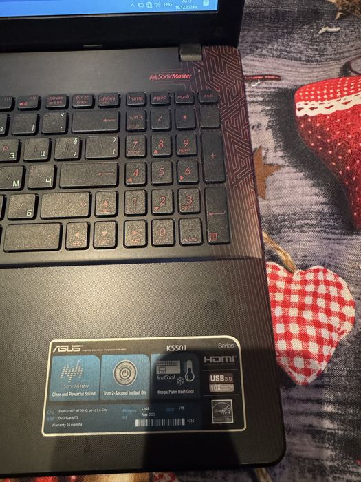 ASUS K550J SonicMaster Спешно