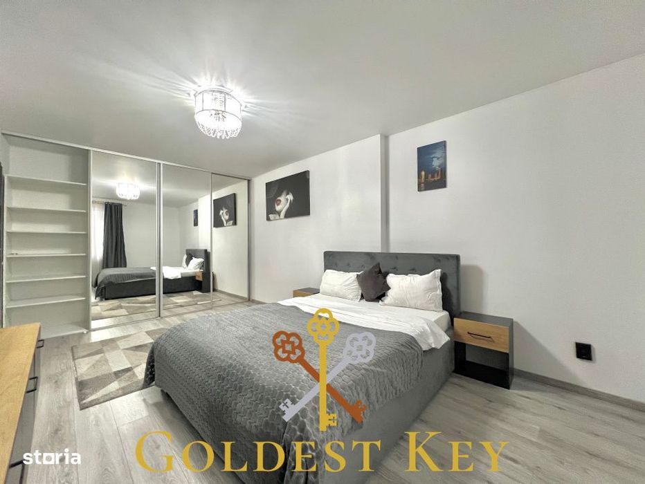 Apartament modern, complet mobilat, cu 2 camere, balcon! Dambul Rotund