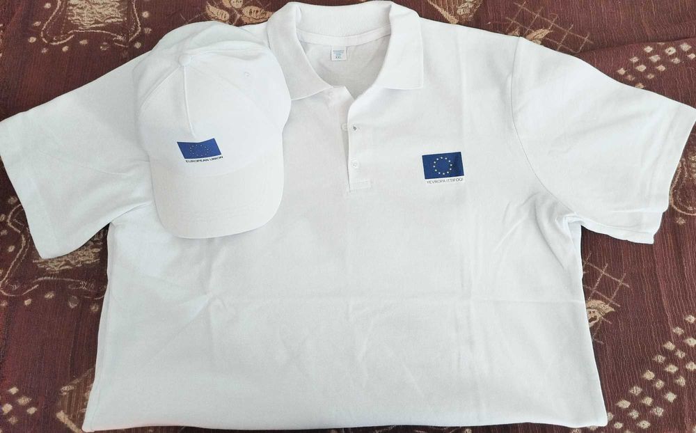 Майка, кепка значки с эмблемой Евросоюза
