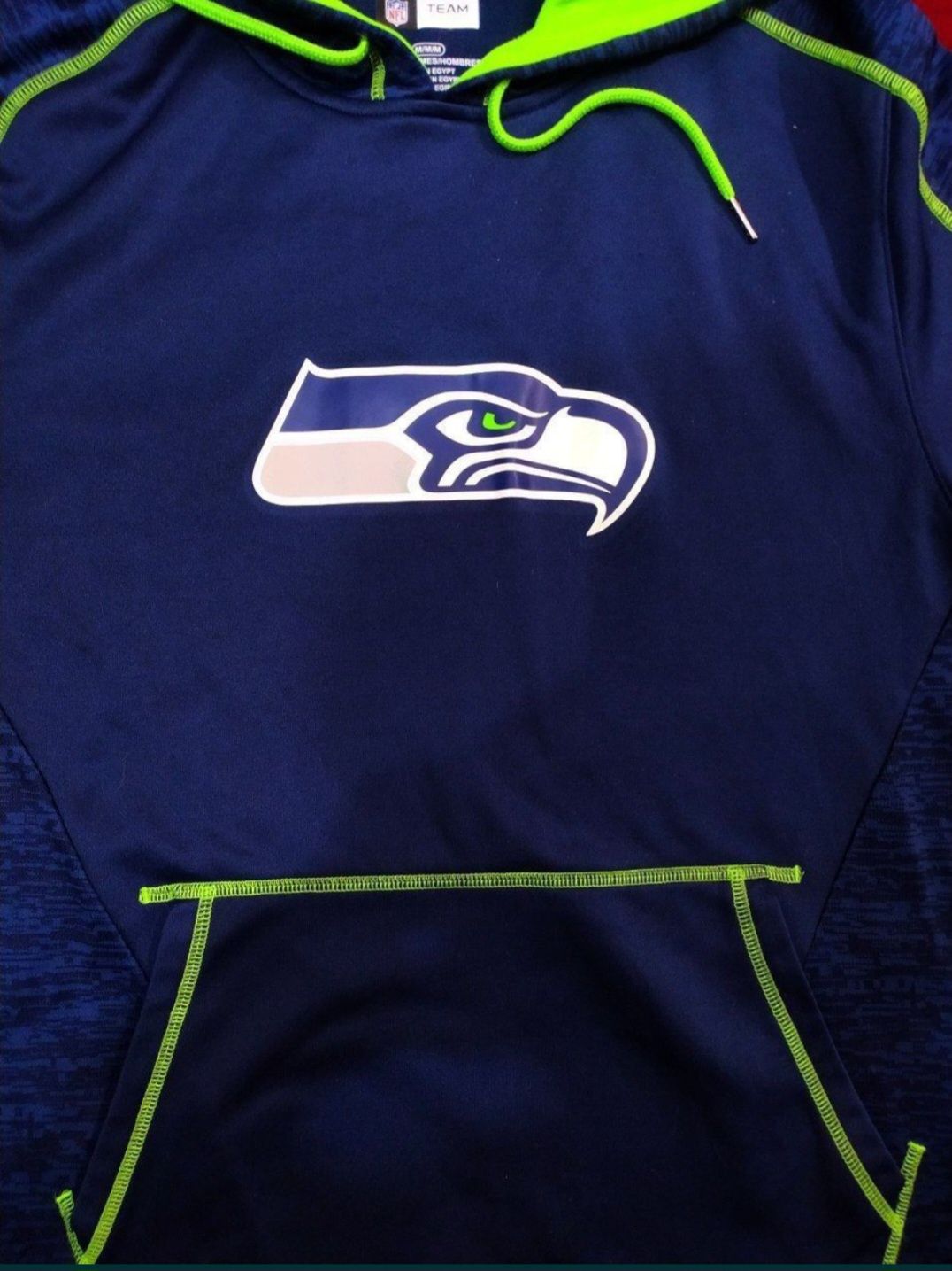 Из США мужская толстовка, с капюшоном Seattle Seahawks Performance
