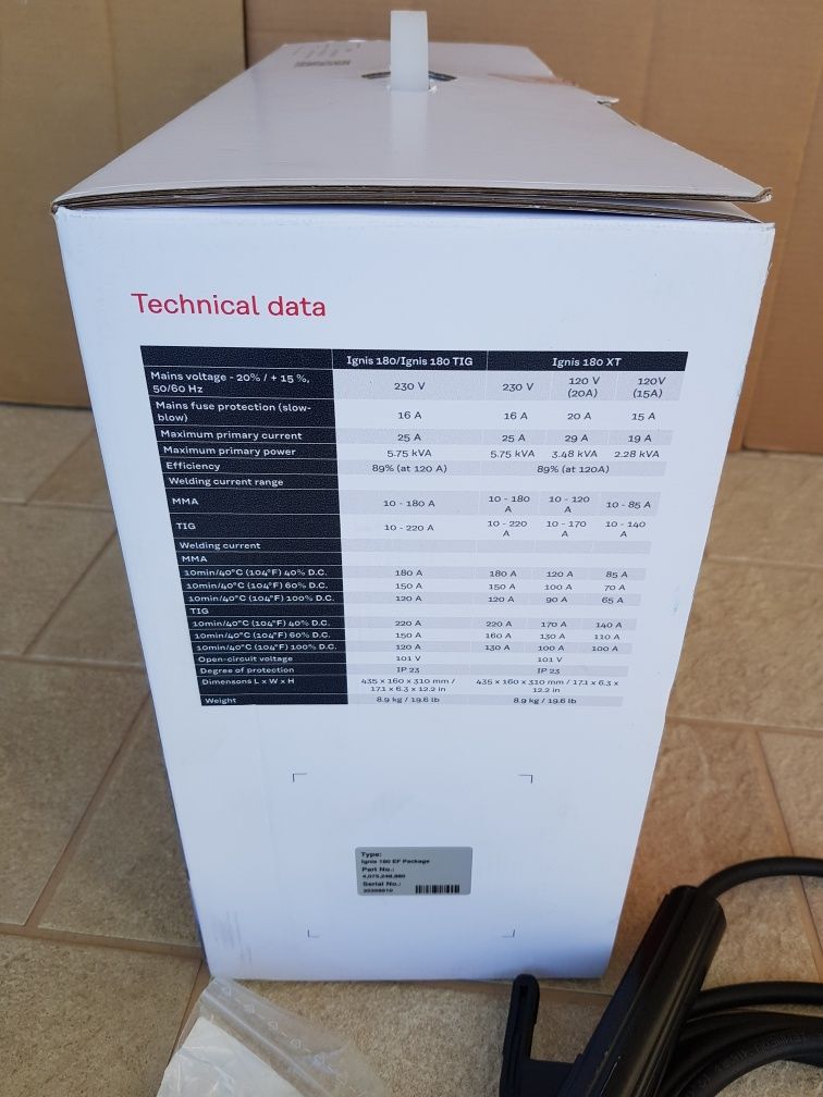 Aparat de Sudură Fronius Ignis 180 MMA