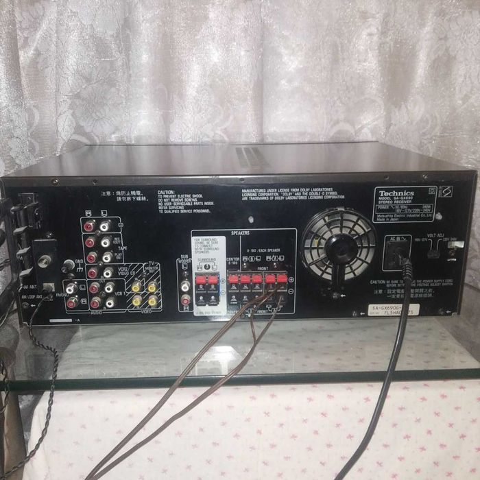 Японский мощный стереоресивер TECHNICS SA-GX690 в отличном состоянии .