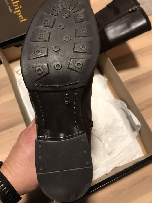 Кожени ботуши от естествена кожа и велур!