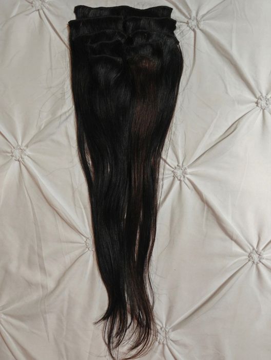 Extensii clip-on, par natural 100%
