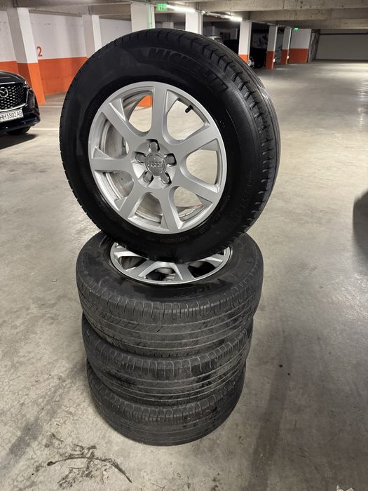 Jante Aliaj, cauciucuri 235/65/R17 Audi A4 A5 A6 A7 Q3 Q5 5x112 8jet39