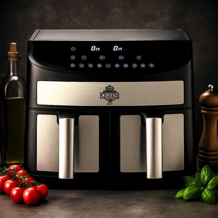 Двоен Air Fryer Queen KK-A02 - 7L, 2400W