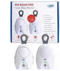 Audio Baby Monitor  B5500 PRO wireless, intercom, cu lampa de noapte