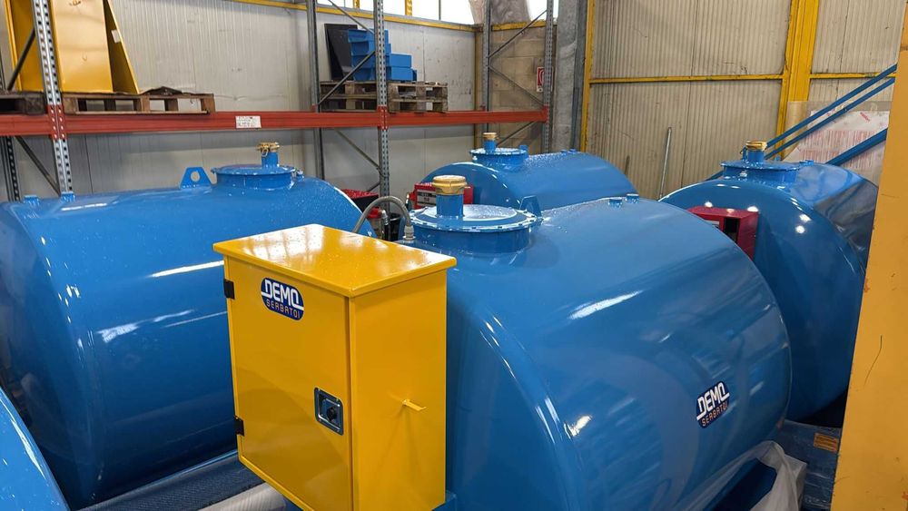 Rezervor cuva statie motorina 3000l cu pompa Piusi 60l minut si filtru