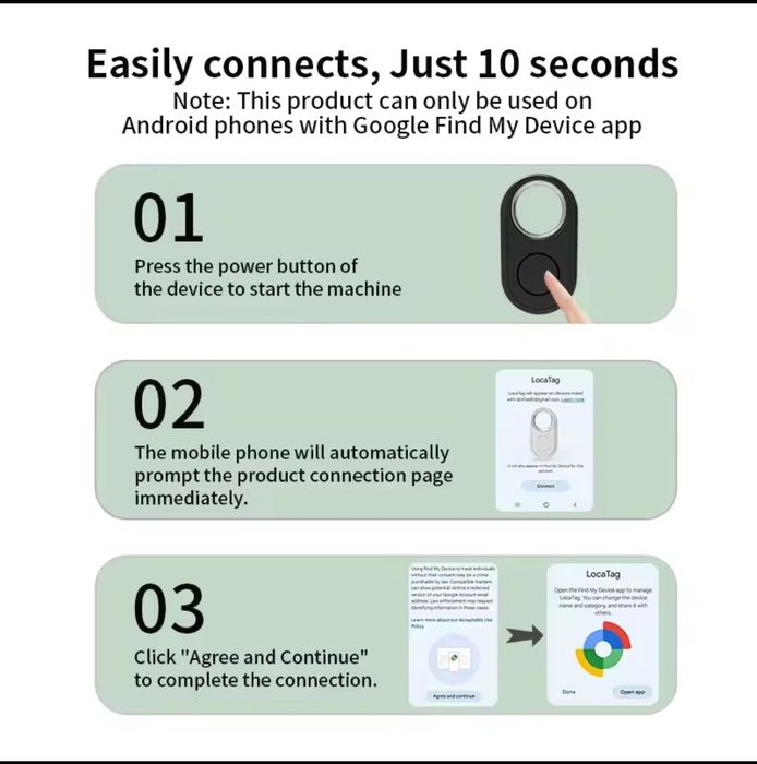 Bluetooth tracker for android