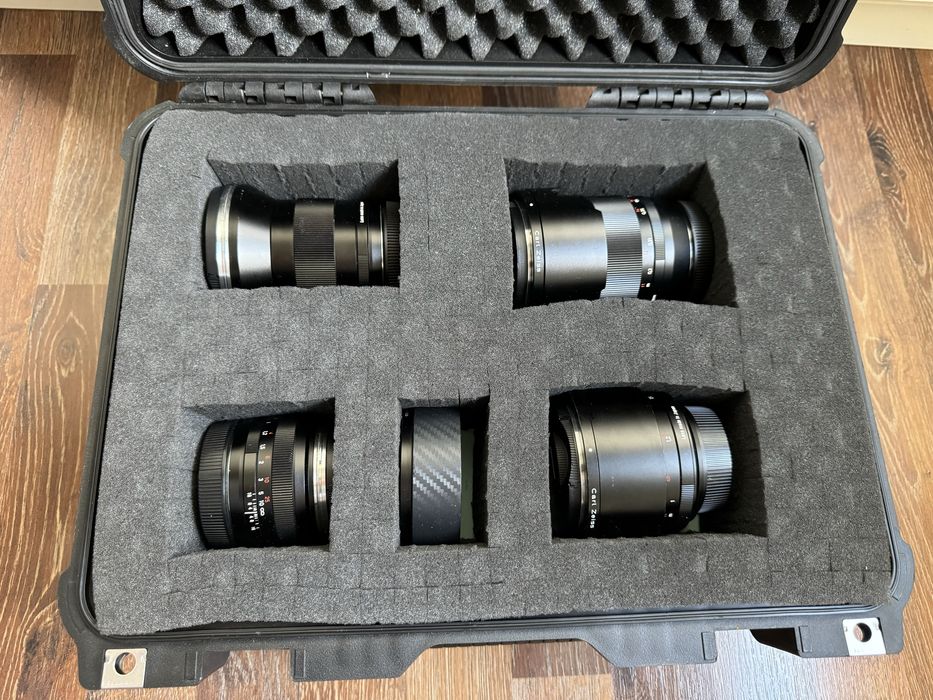 Set Obiective Vintage Carl Zeiss 21mm, 50mm, 85mm ZE Canon EF