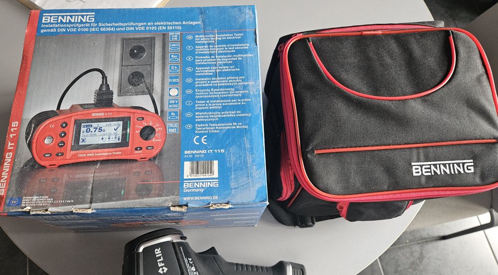 Aparat masura Benning / pentru instalatii electrice  (ca Fluke. Megger