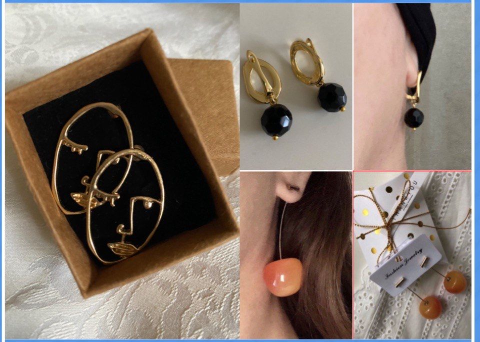 Серьги черешни и другие