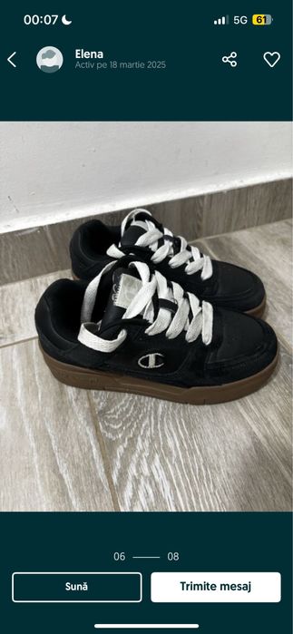 Vand pantofi Champion rebound heritage skate nr 36,5, 22,5cm interior