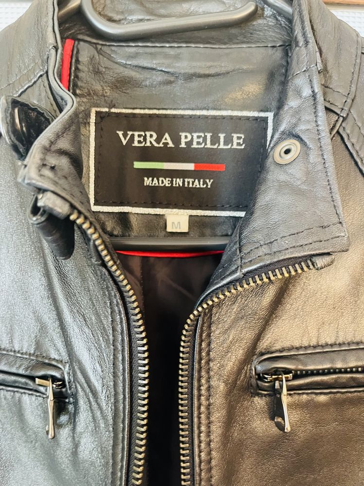 Geaca piele naturala - marimea S-M