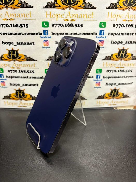 Hope Amanet P3 Crangasi iPhone 14 Pro Max Purple Baterie 80%