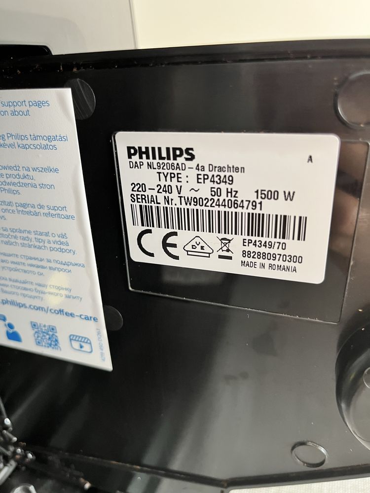 Кафеавтомат Philips LatteGo 4300 EP4349/70