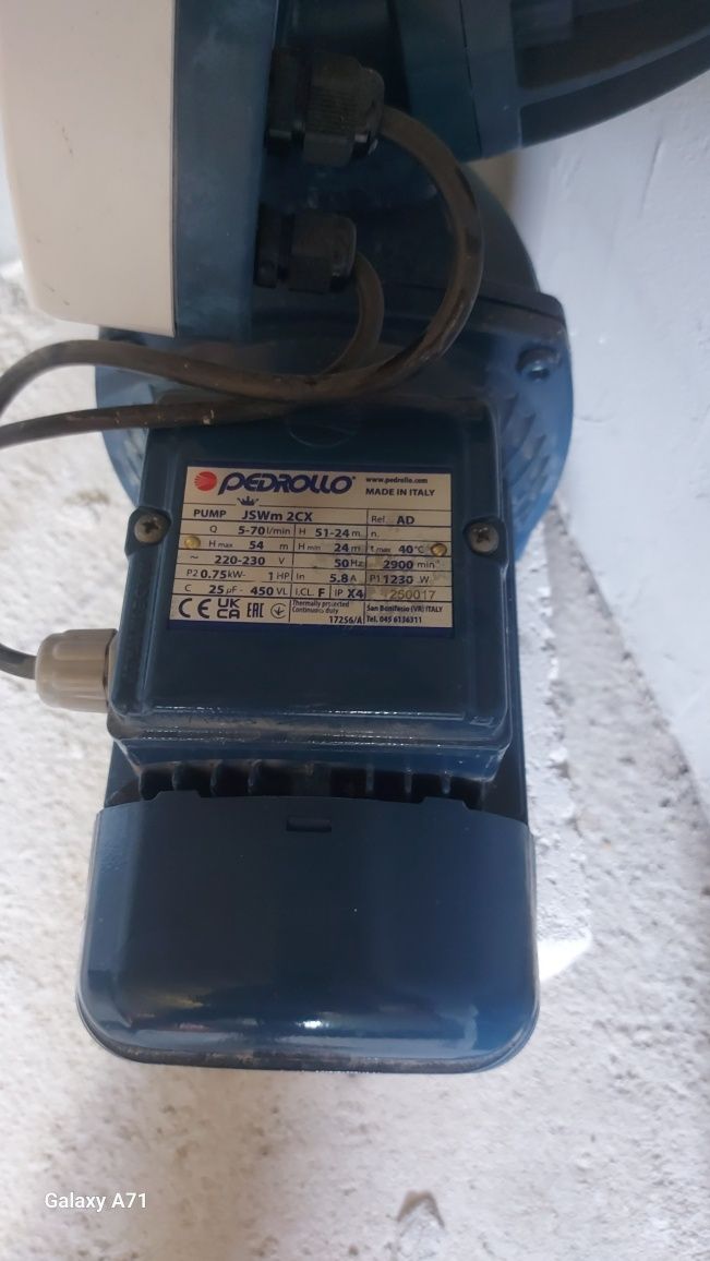 Vânzare hidrofor Pedrollo Easypump JSW-M2CX
