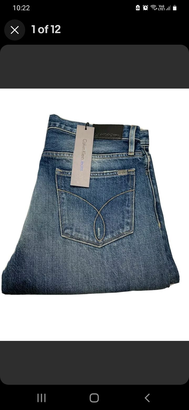 Calvin klein дамски дънки boyfriend slim fit 28 номер
