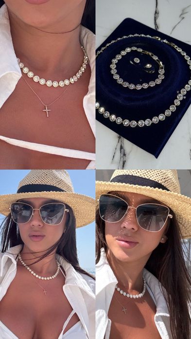 Set bijuterii , placat cu aur