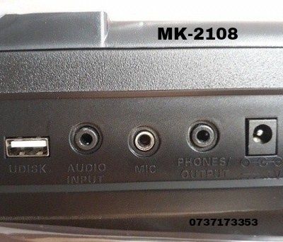 Orga electronica MK-2108 61 clape cu led-uri USB 5octave