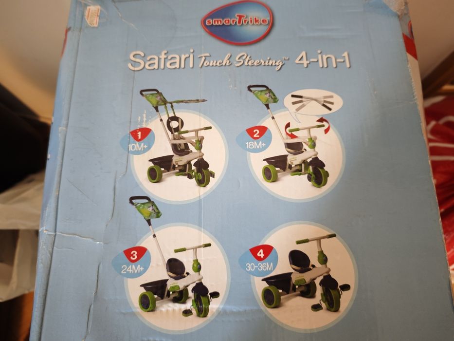 Tricicleta smarTrike Safari 4in1 noua