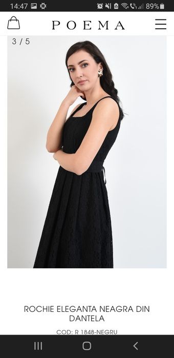 Rochita poema 34 NOUA, cu eticheta