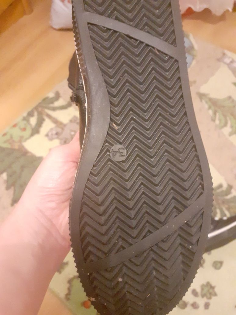 Ghetuțe din piele naturală Marelbo băiat, măsura 34