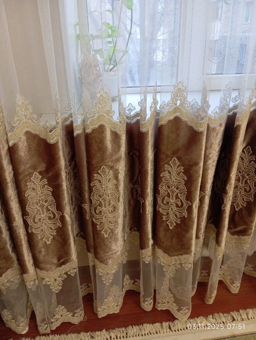 Продам шторы и тюль