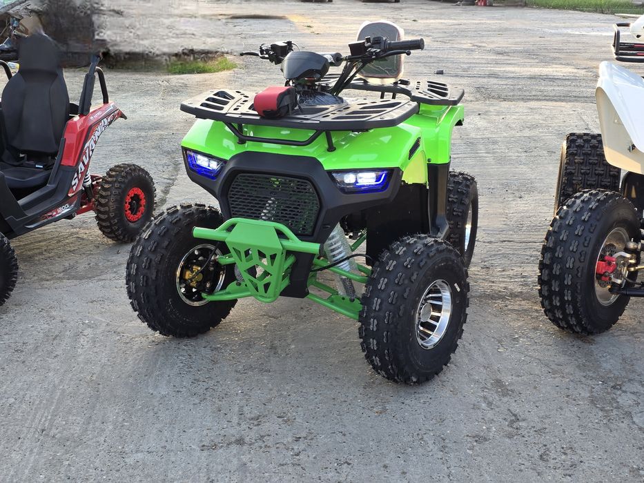 ATV 125cc  ca si nou  10 km parcurși   cu factură  si garanție  2 Ani