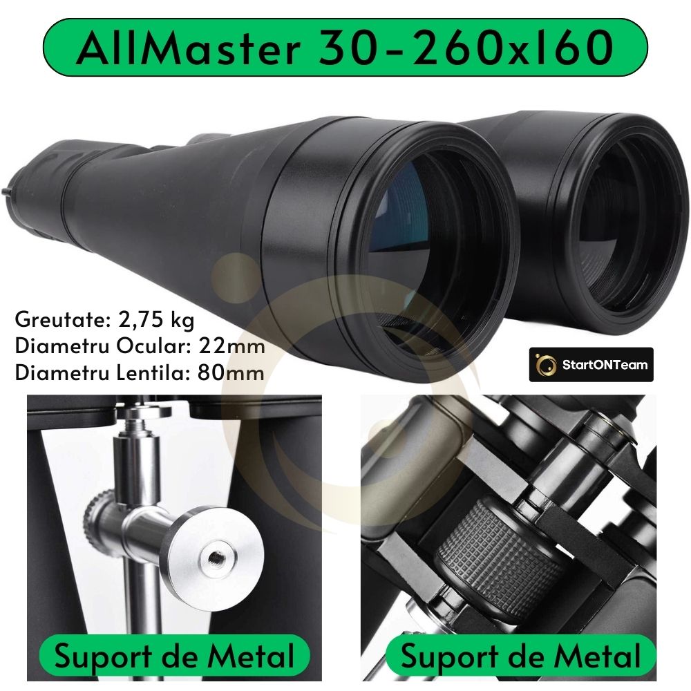 Binoclu Profesional de Vanatoare AllMaster 30-260x160, Distanta Mare