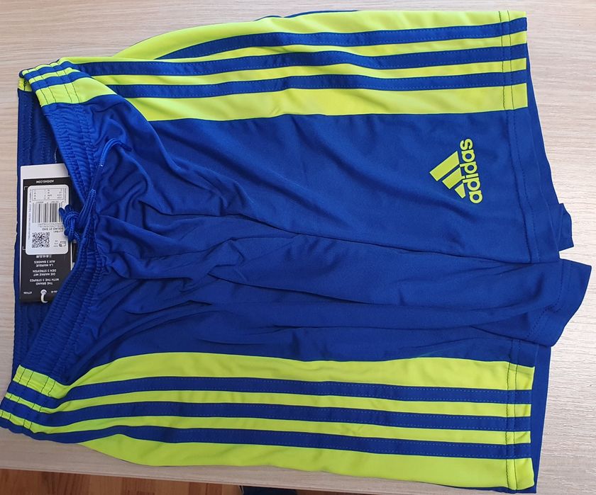 2 x Pantaloni Scurti Adidas SQUAD 21 albastri noi M si L