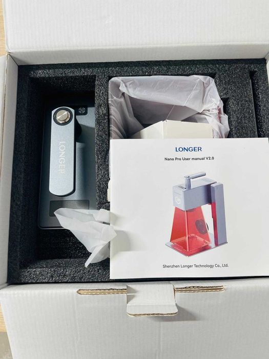 Mașină de gravură cu laser portabilă Longer Nano Pro - 5000mm/s