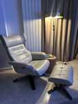 Set scaun si taburet Divani Casa Ray Modern