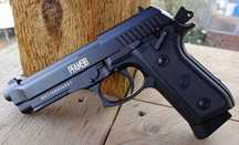 Model Nou Si Modificat!! Pistol BERETTA Co2 Automat Airsoft Cu Munitie