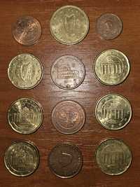 Set Monede Cenți diferite țări Colecționari