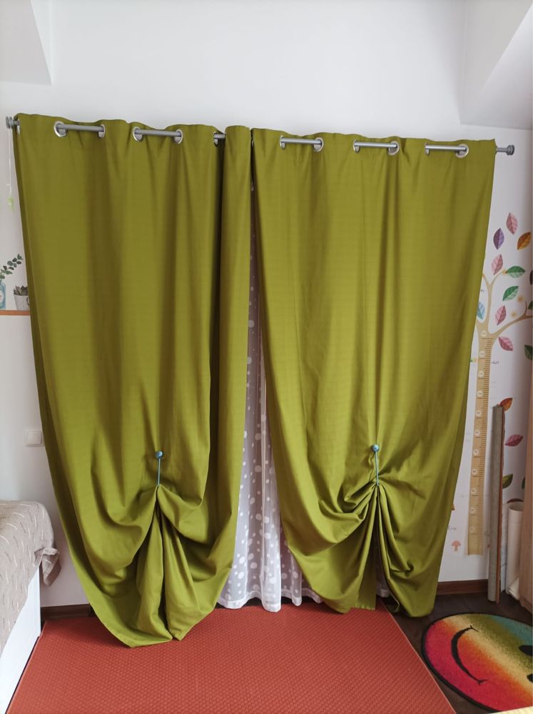 Draperie ikea verde